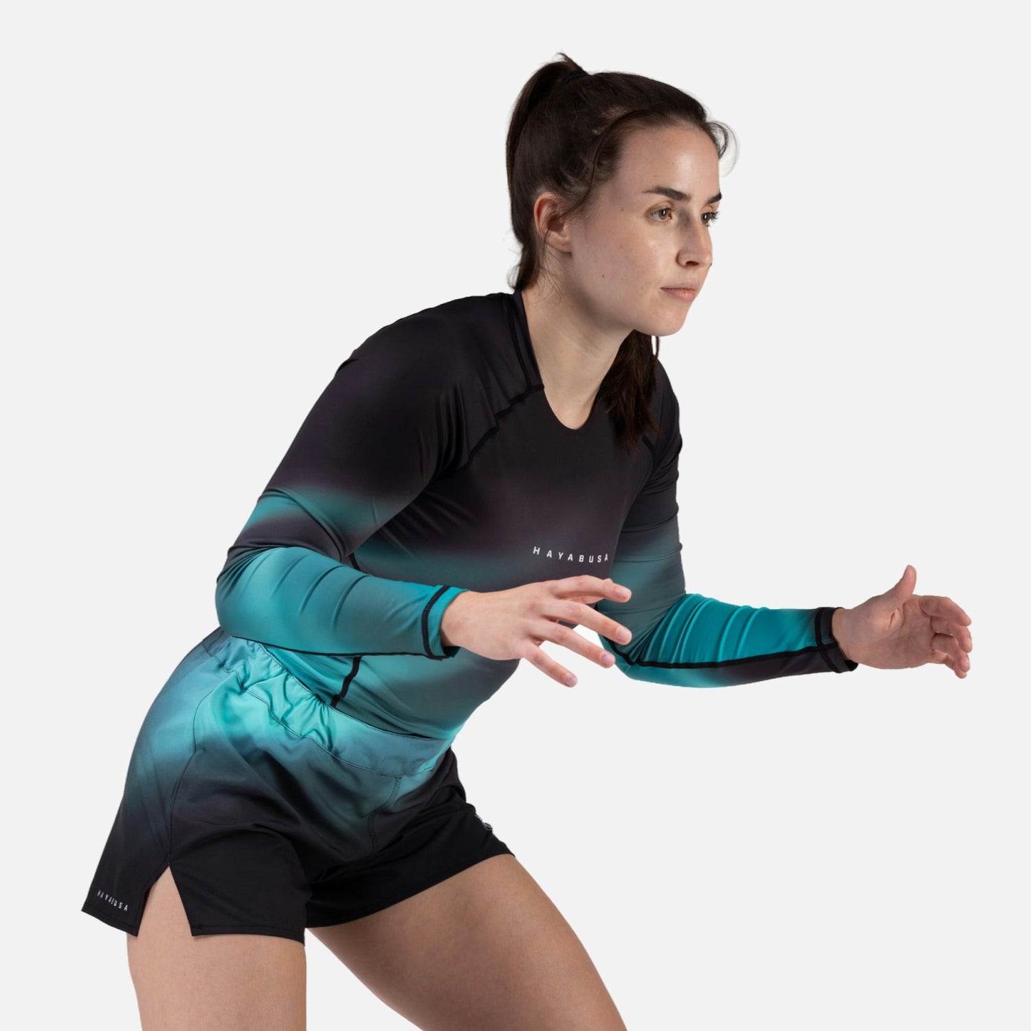 Hayabusa MMA Shorts Apex Nova Lightweight Damen - Petrol