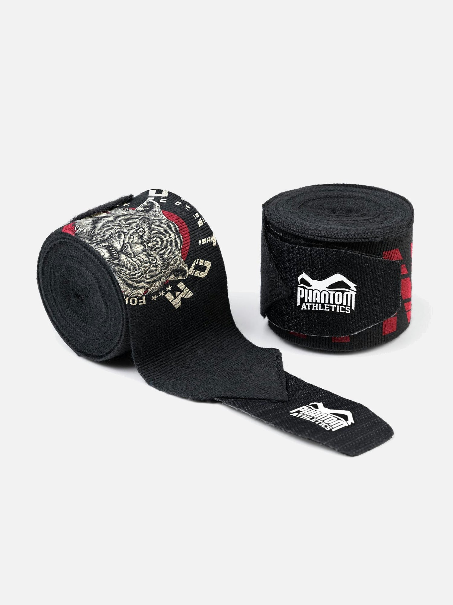 Phantom Athletics Boxbandagen Tiger Unit - Schwarz/Rot