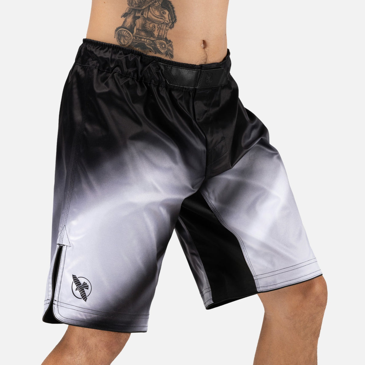 Hayabusa MMA Shorts Apex Nova Herren Full-Length Fight - Grau