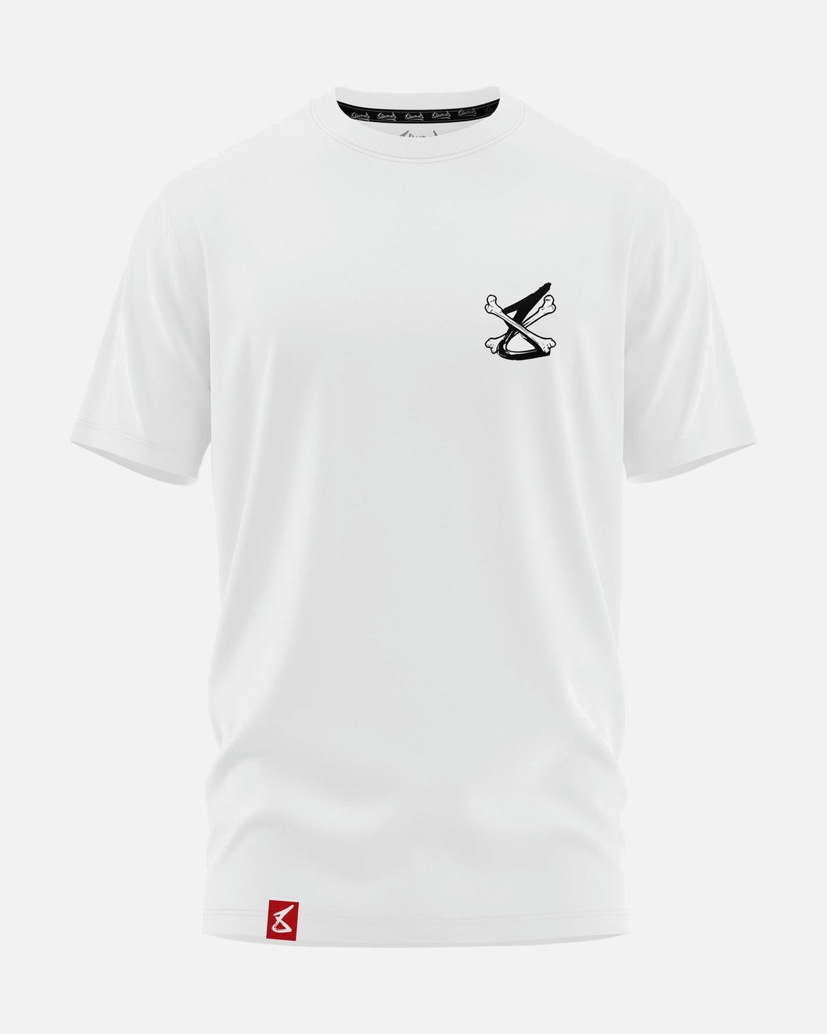 8 WEAPONS T-Shirt Skeleton - Weiß