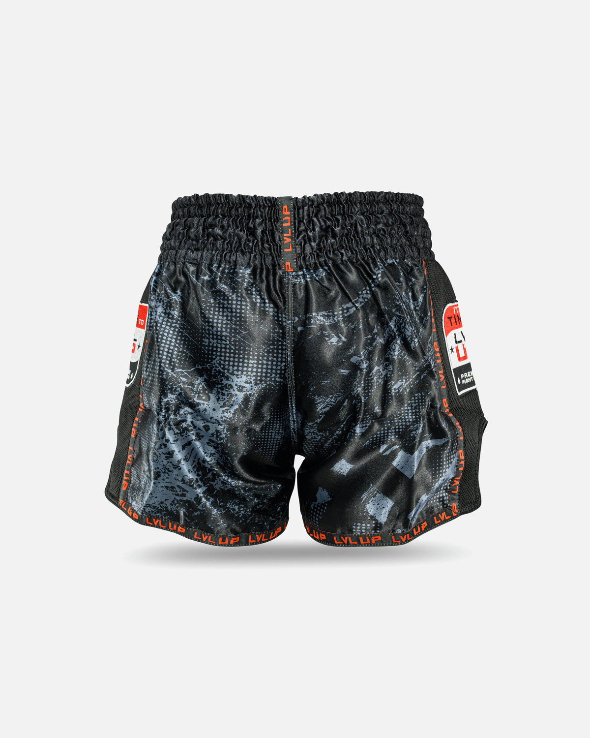 LVL UP Muay Thai Shorts TKO - Schwarz