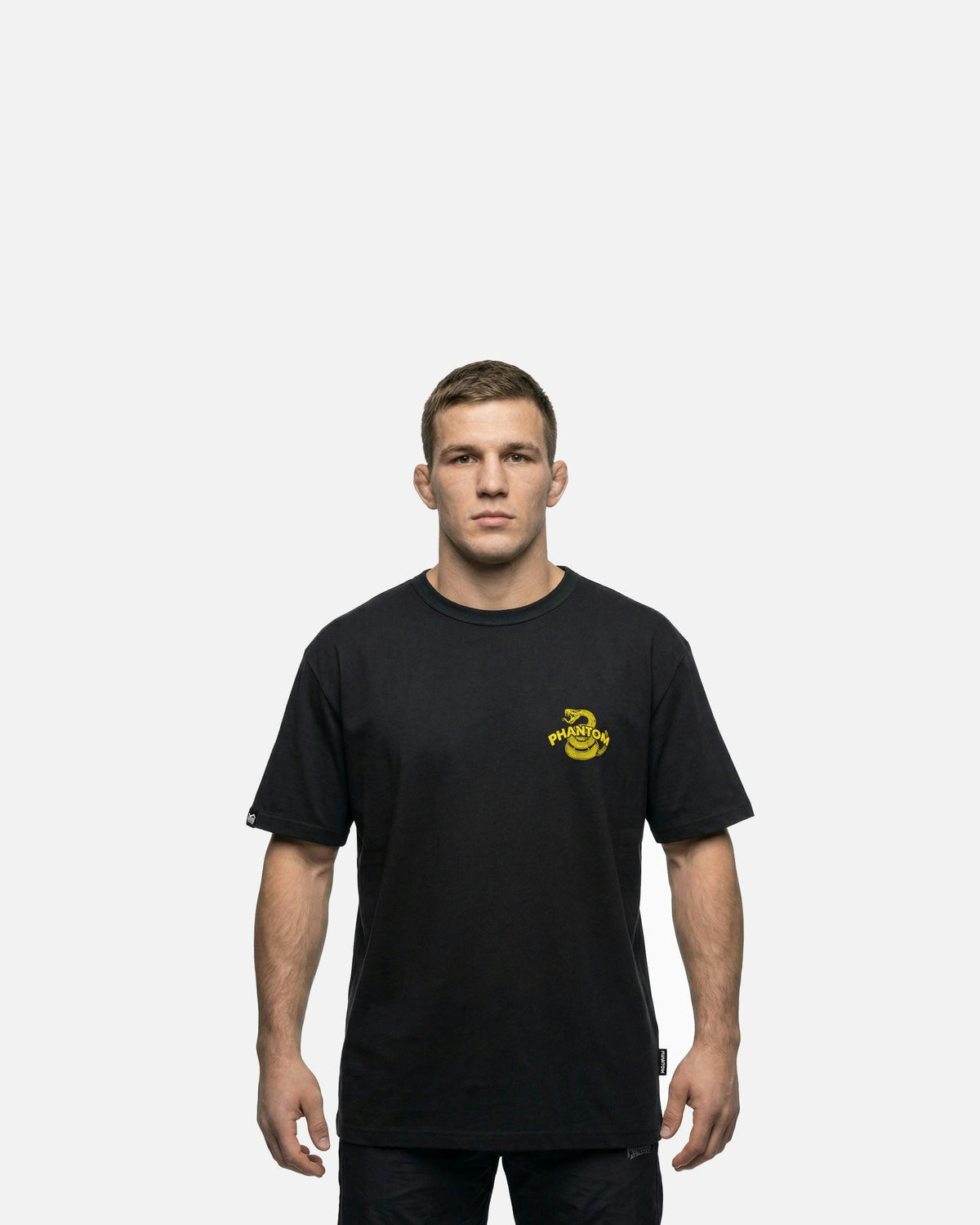 Phantom Athletics T-Shirt DON'T TREAD ON ME - Schwarz/Gelb