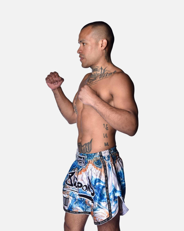 8 WEAPONS Muay-Thai-Shorts Vivo Vertigo - Mehrfarbig