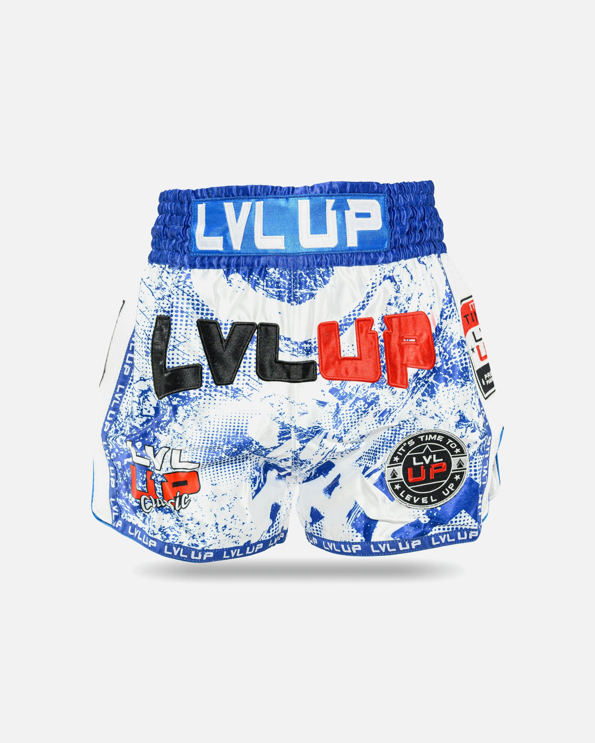 LVL UP Muay Thai Shorts Stadium - Blau