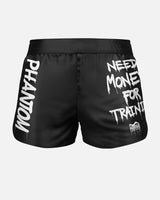 Phantom Athletics MMA Shorts Fusion-R Need Money For Training - Schwarz