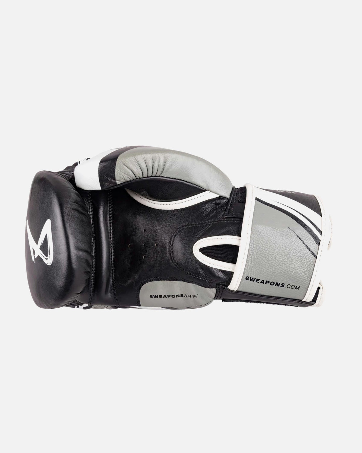 8 WEAPONS Boxhandschuhe Shift - Schwarz/Weiß