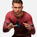 Marvel Rashguard Iron Man Lange Ärmel - Rot