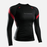 Hayabusa Rashguard Pro Ranked Lange Ärmel Damen - Schwarz