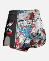 8 WEAPONS Muay-Thai-Shorts Cut Like A Blade 2.0 - Weiß