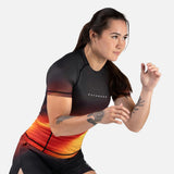 Hayabusa Rashguard Apex Nova Kurzarm Damen - Orange