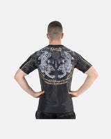 8 WEAPONS T-Shirt Funktionell Tiger Yant – Schwarz/Gelb
