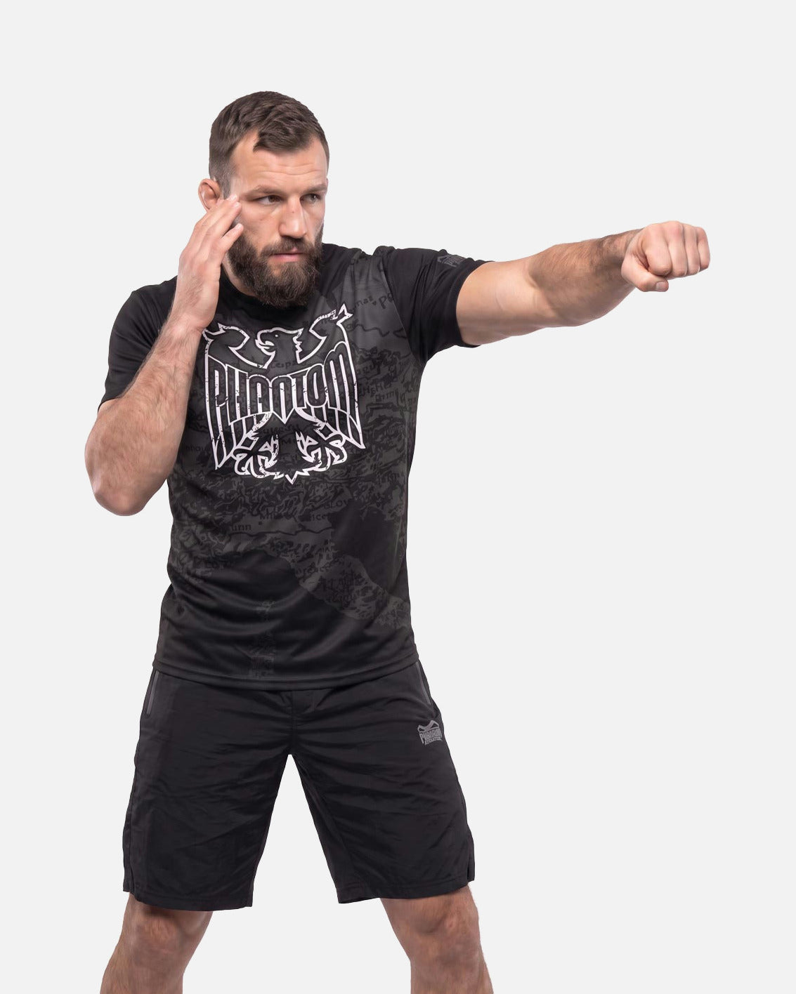 Phantom Athletics T-Shirt EVO Germany Silver Eagle - Schwarz/Grau