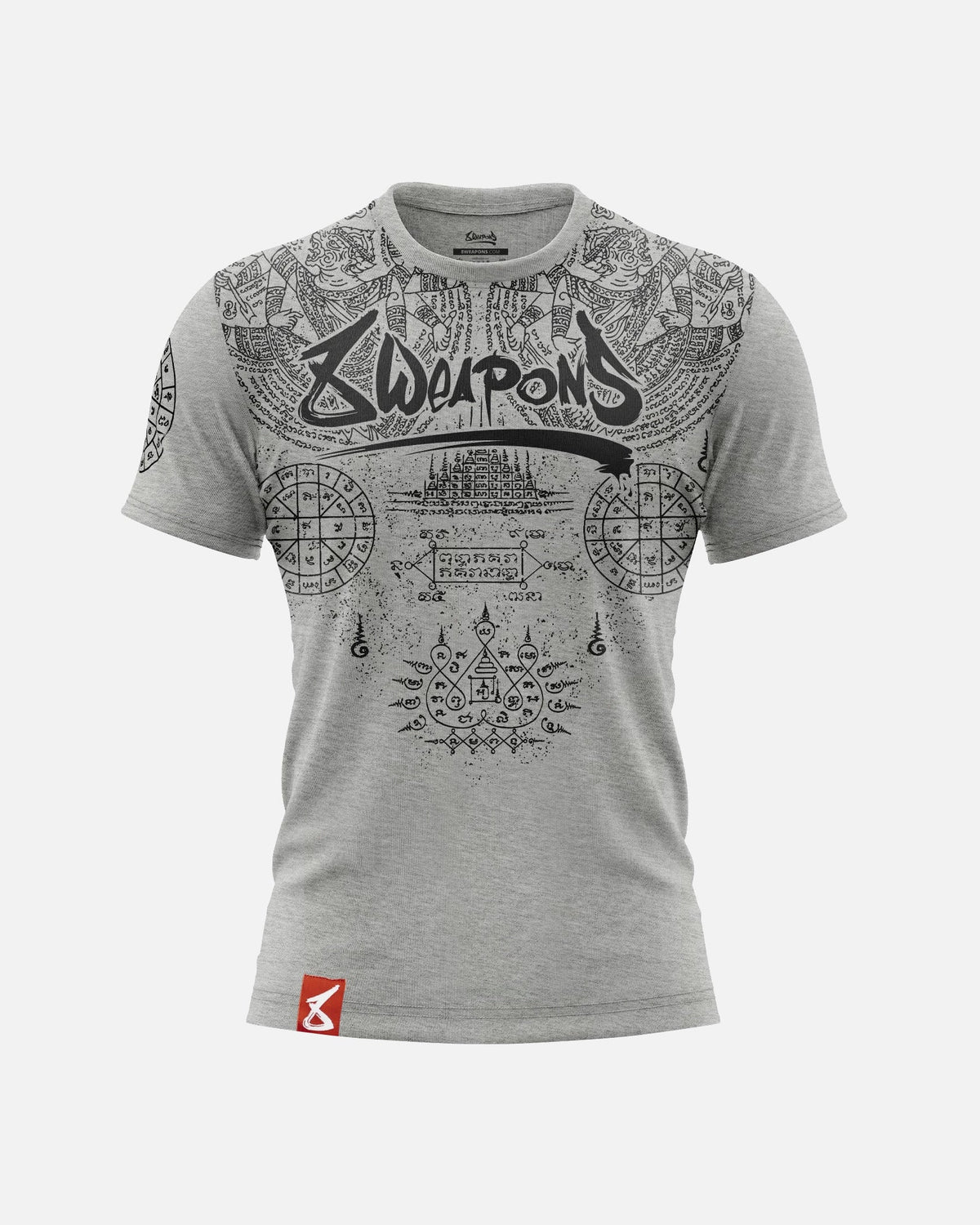 8 WEAPONS T-Shirt Yantra - Grau
