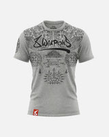 8 WEAPONS T-Shirt Yantra - Grau