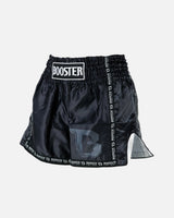 Booster Muay Thai Shorts Combat Series 4 Kinder - Schwarz