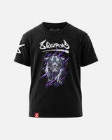 8 WEAPONS T-Shirt Beastial Panther - Schwarz/Lila