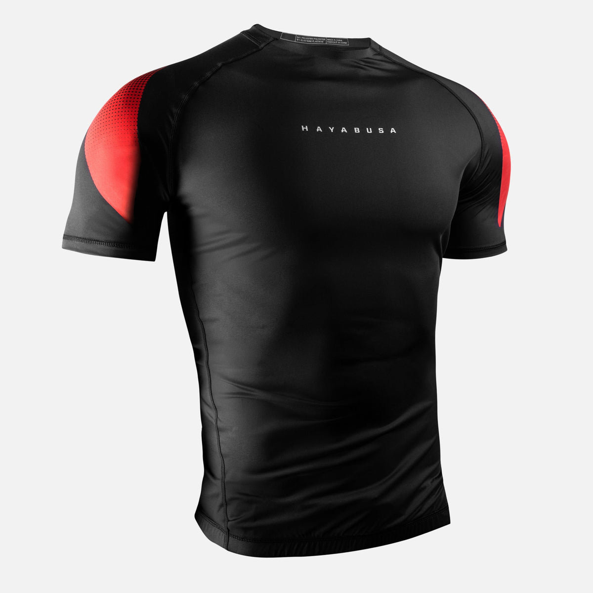 Hayabusa Rashguard Pro Ranked Kurzarm - Schwarz