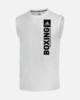 Adidas Tanktop Community Boxing - Weiß/Schwarz
