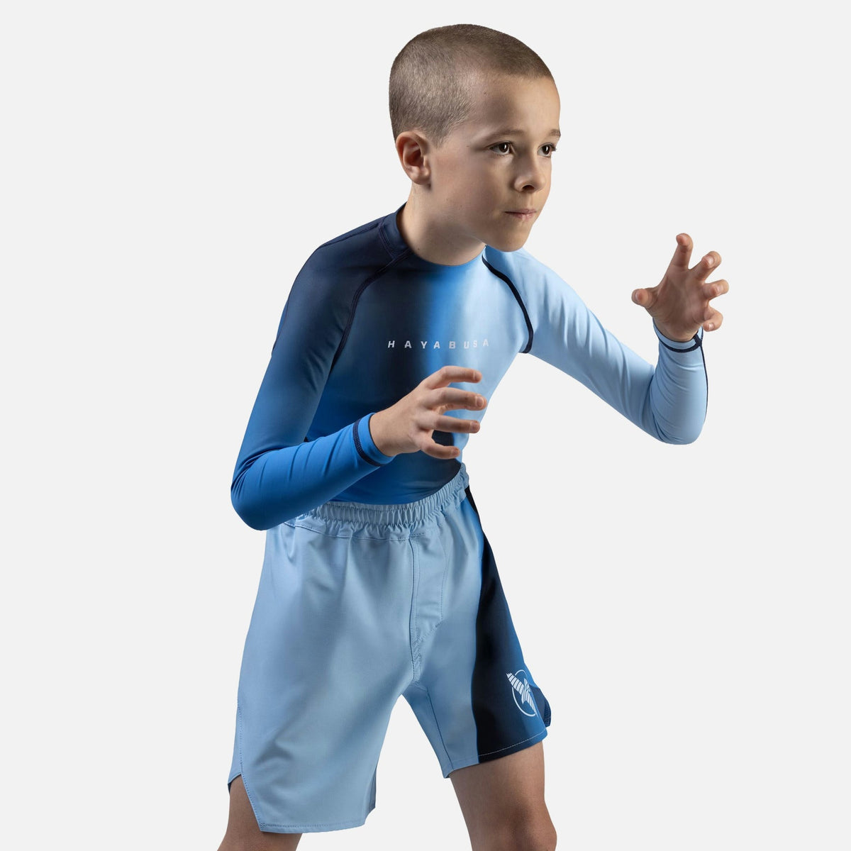 Hayabusa MMA Shorts Apex Nova Kinder - Blau
