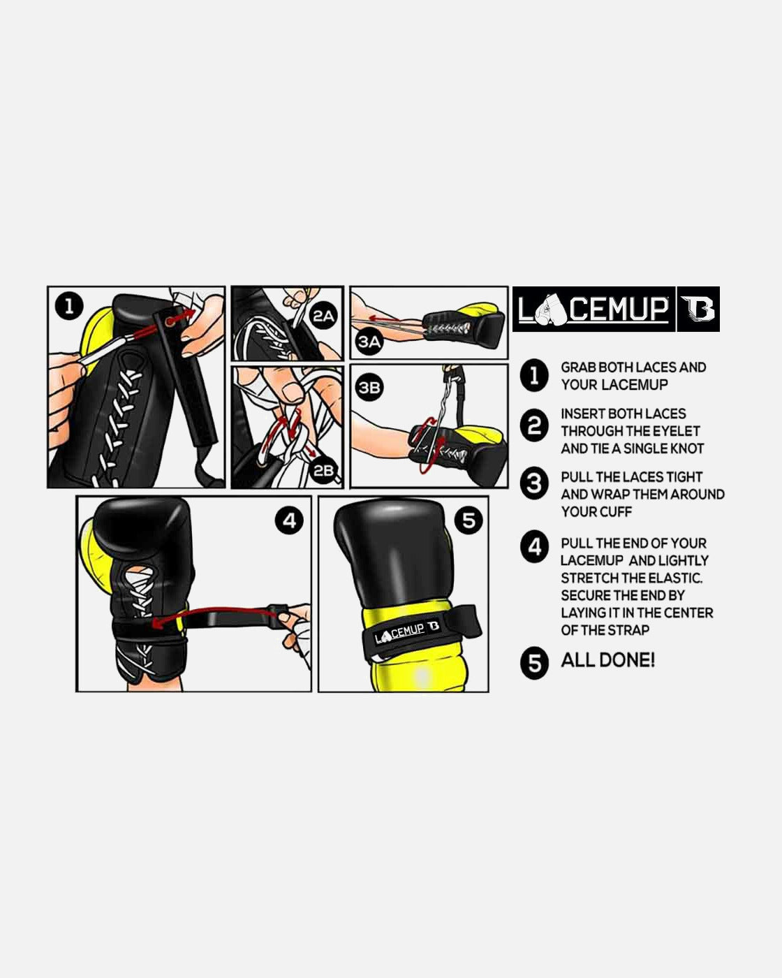 Booster Schnürsenkel-zu-Klettverschluss-Konverter Lacemup - Schwarz