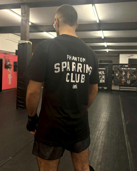 Phantom Athletics T-Shirt Sparring Club Oversize Heavy - Zwart