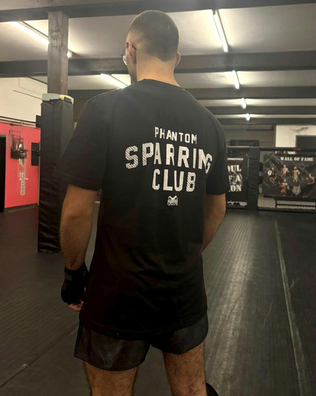 Phantom Athletics T-Shirt Sparring Club Oversize Heavy - Zwart