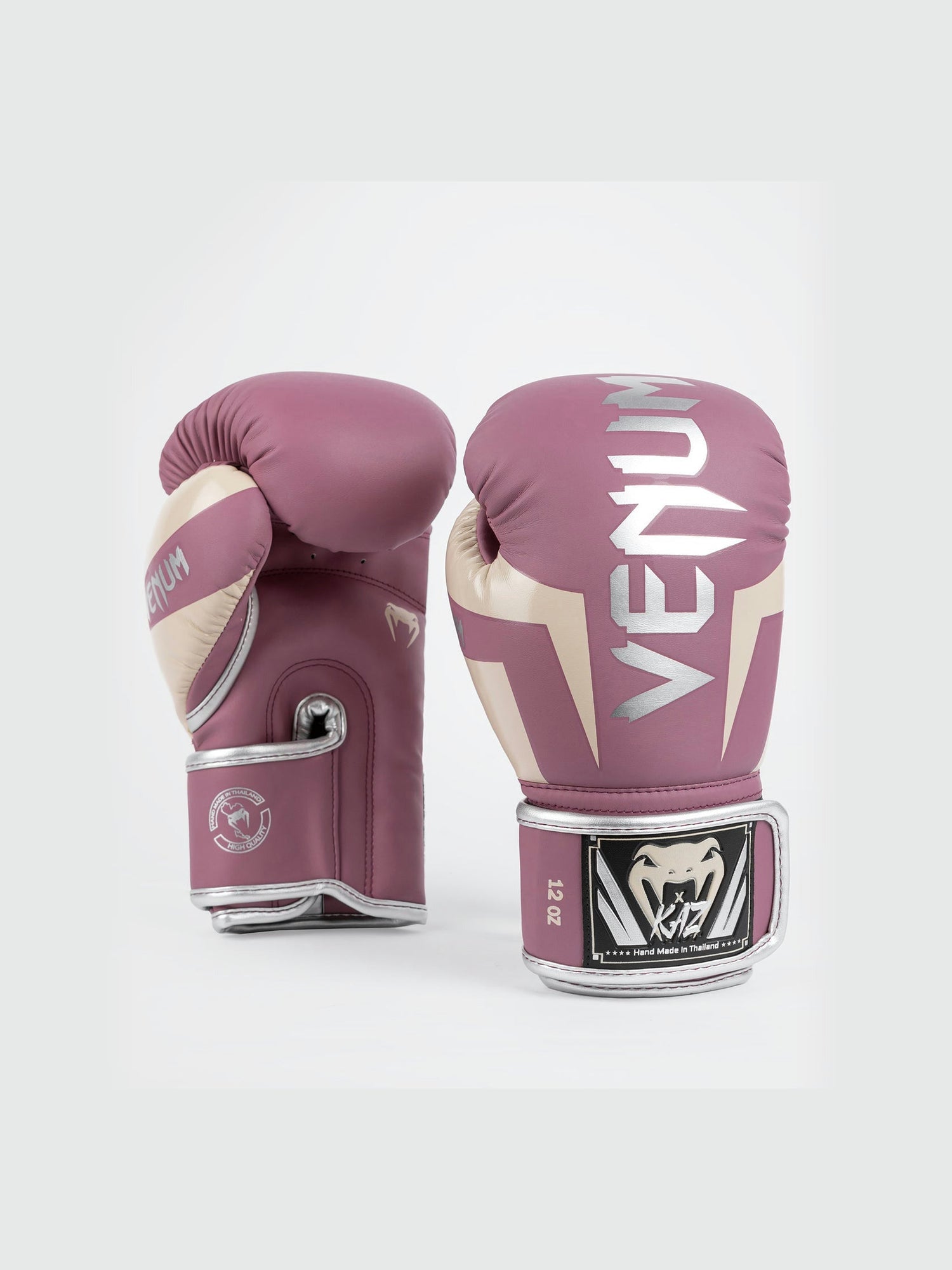 Venum Boxhandschuhe x Kaz - Dunkelorchidee/Silber