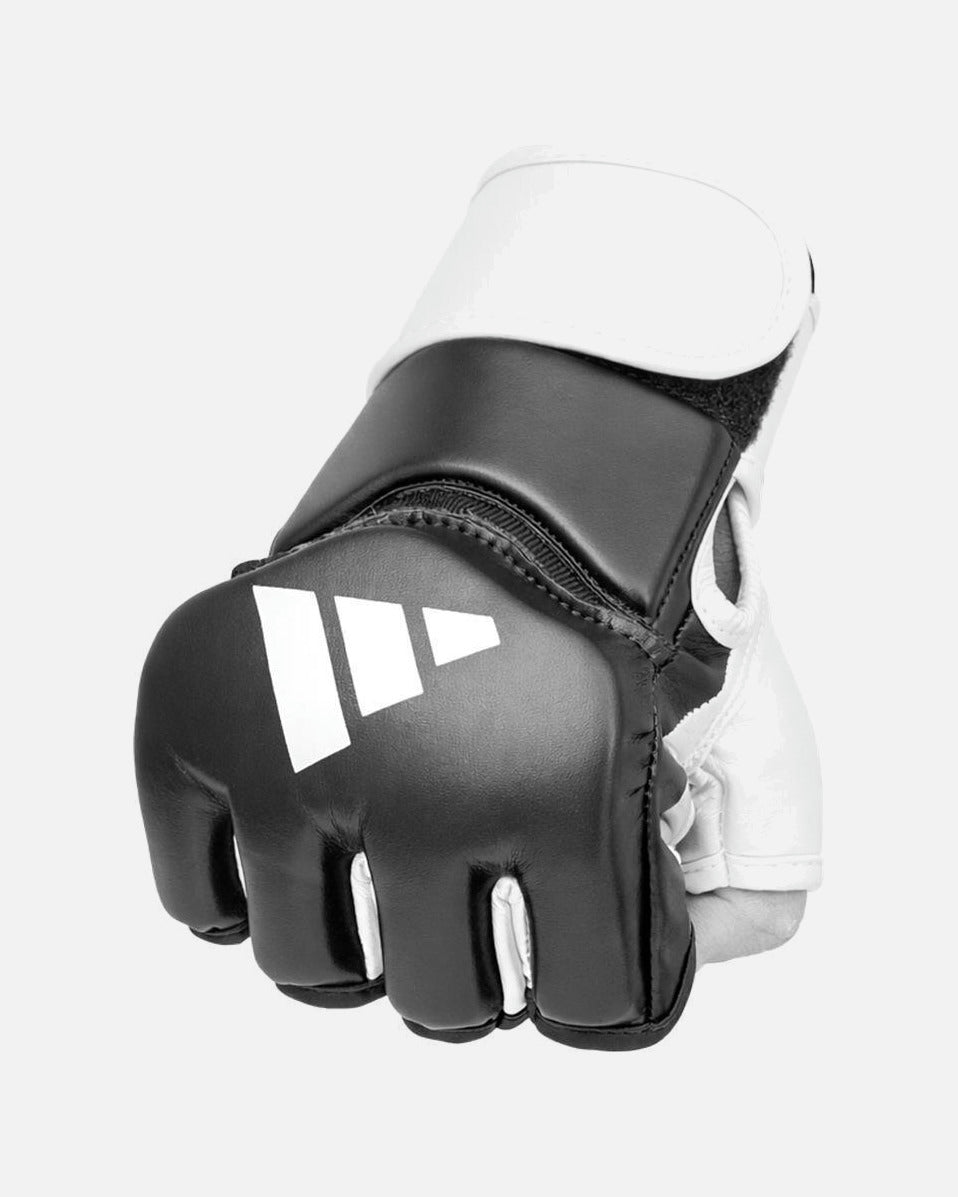 Adidas MMA-Grappling-Handschuhe Traditional - Schwarz/Weiß