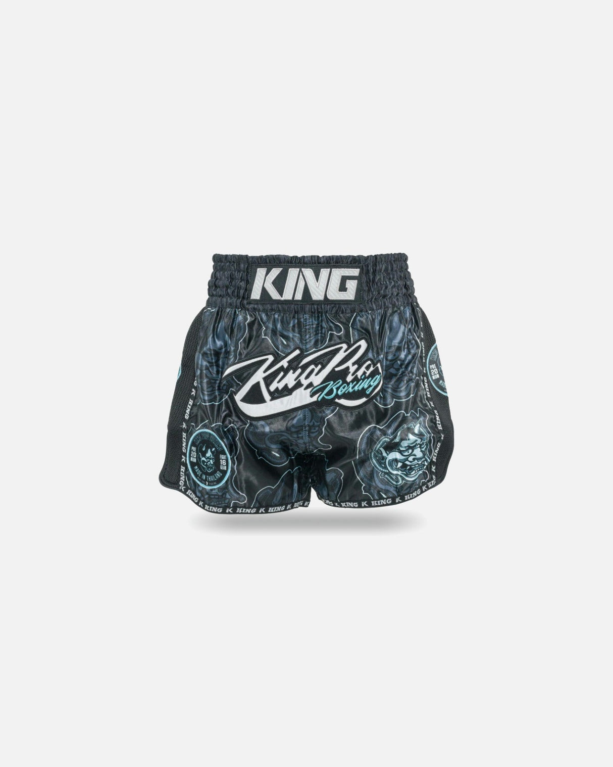 King Pro Boxing Muay Thai Shorts Demon - Schwarz