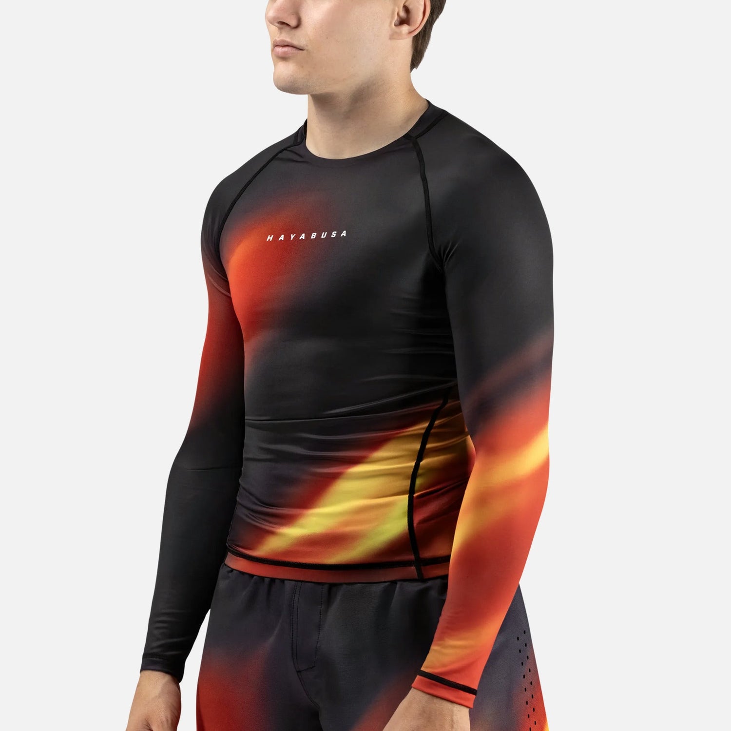 Hayabusa Rashguard Apex Nova Lange Ärmel - Orange