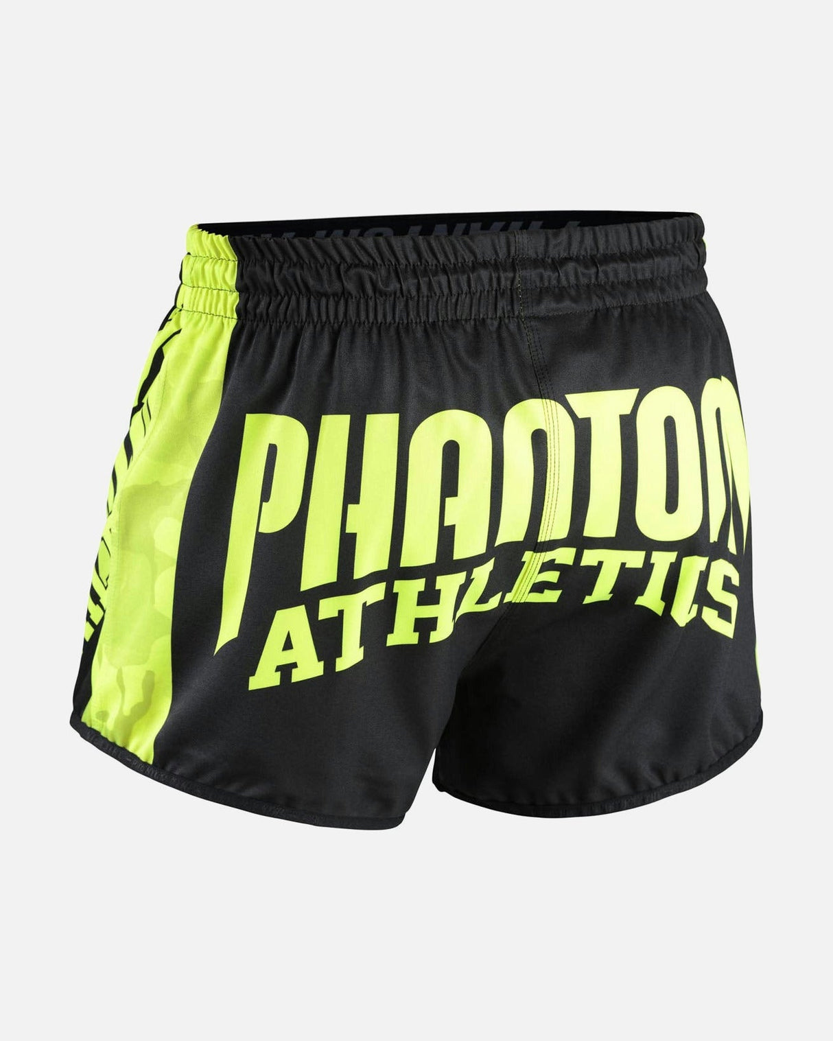 Phantom Athletics Muay Thai Shorts Revolution - Schwarz/Neon