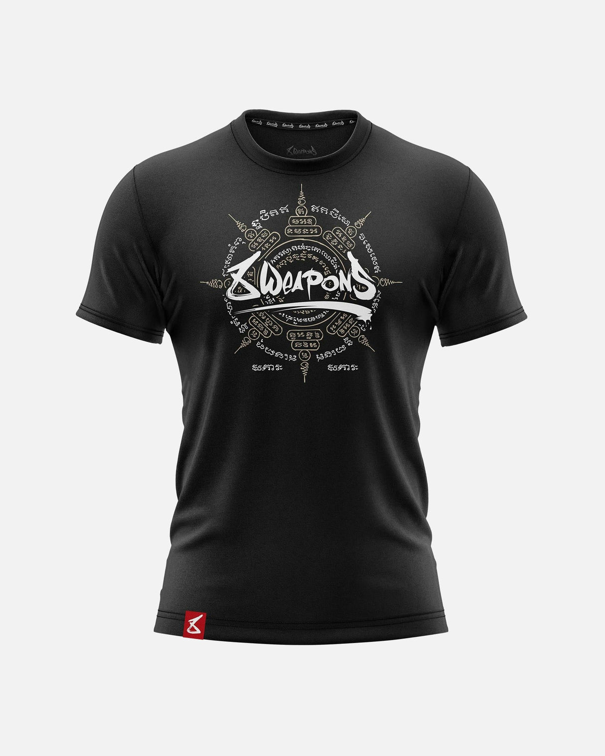 8 WEAPONS T-Shirt 8 Ways Yant 2.0 - Schwarz/Sand