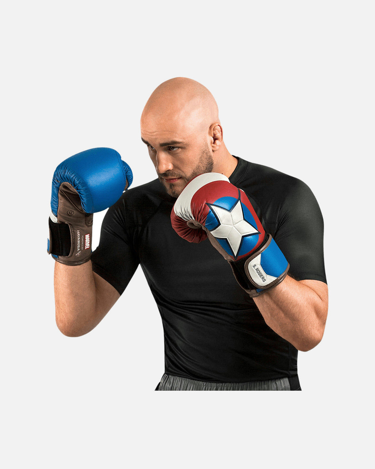 Marvel Hayabusa x Marvel Boxhandschuhe Captain America - Rot/Weiß/Blau