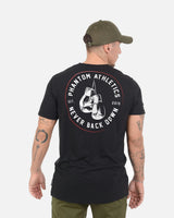 Phantom Athletics T-Shirt Never Back Down - Schwarz