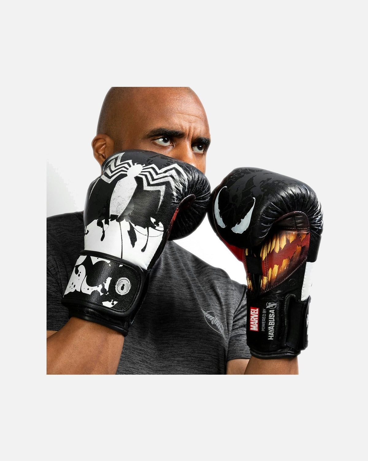 Marvel Hayabusa x Marvel Boxhandschuhe Venom - Schwarz/Weiß