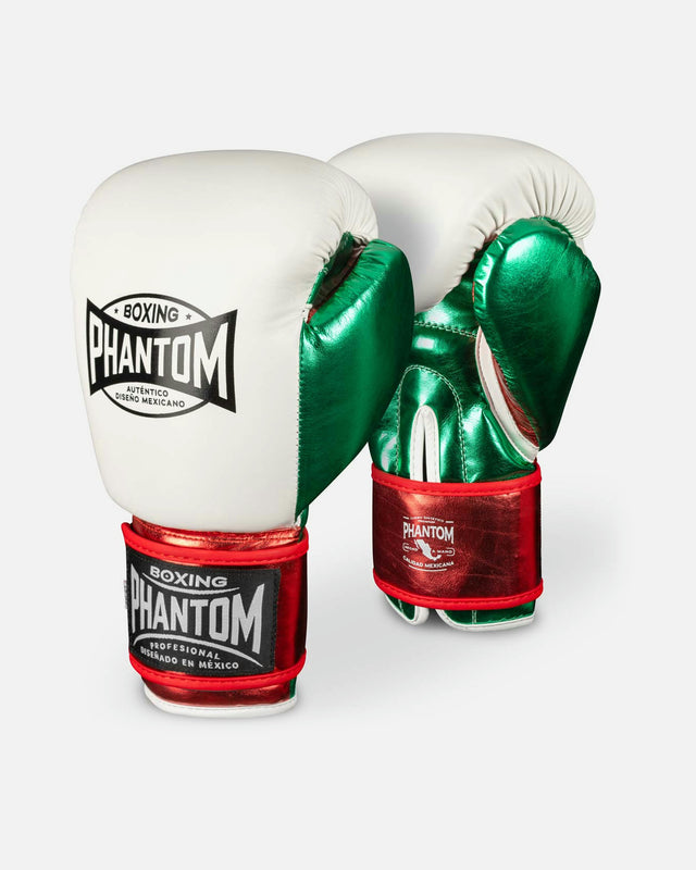 Phantom Athletics Boxhandschuhe Mexico - Weiß/Grün/Rot