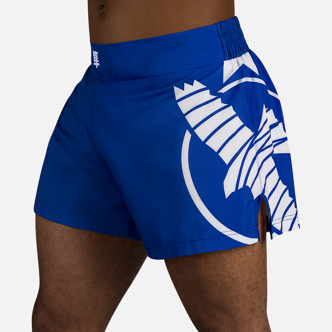 Hayabusa Muay-Thai-Shorts Icon - Blau/Weiß