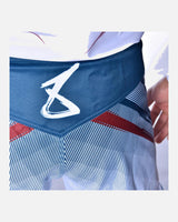 8 WEAPONS MMA Shorts Shift - Weiß/Navy/Rot