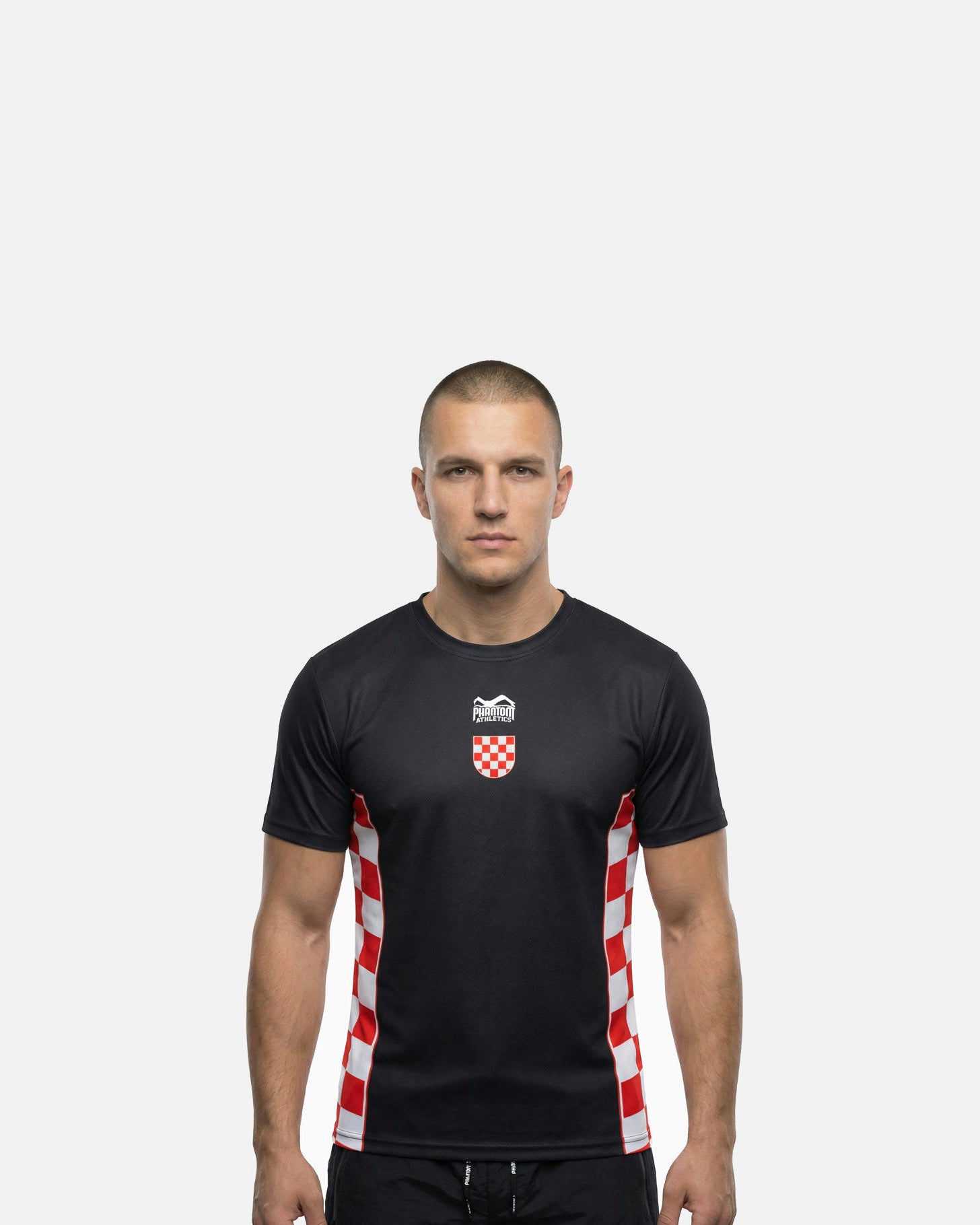Phantom Athletics T-Shirt EVO+ Team Croatia - Schwarz
