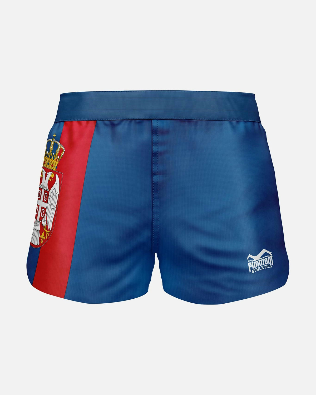 Phantom Athletics MMA Shorts Fusion-R Team Serbia - Rot/Weiß/Blau