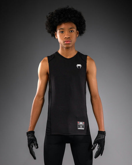 Venum Tank Top Elite Kompression Kinder - Schwarz