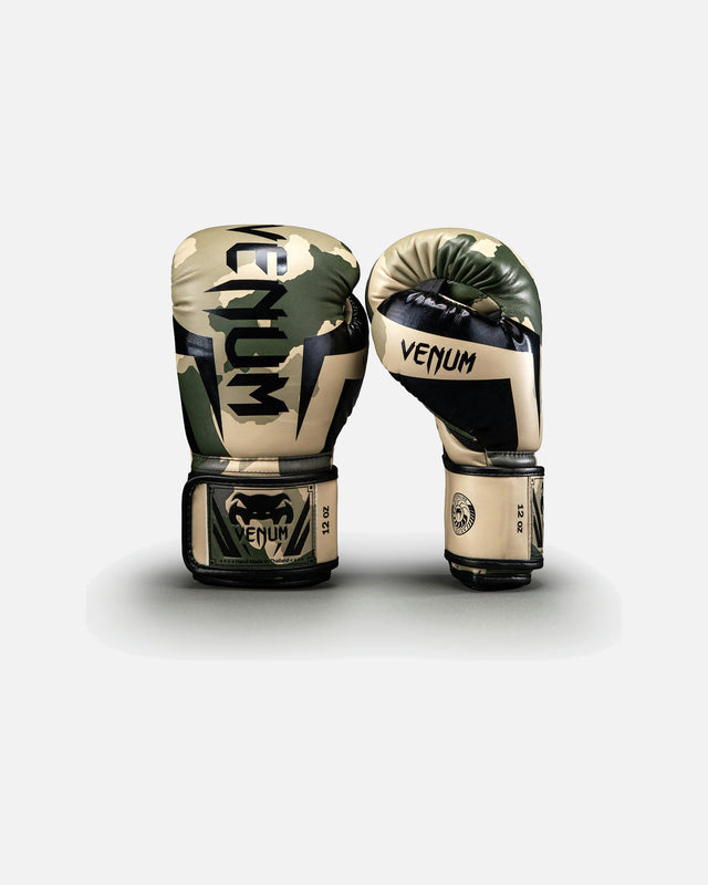 Venum Boxhandschuhe Elite - Khaki/Offwhite