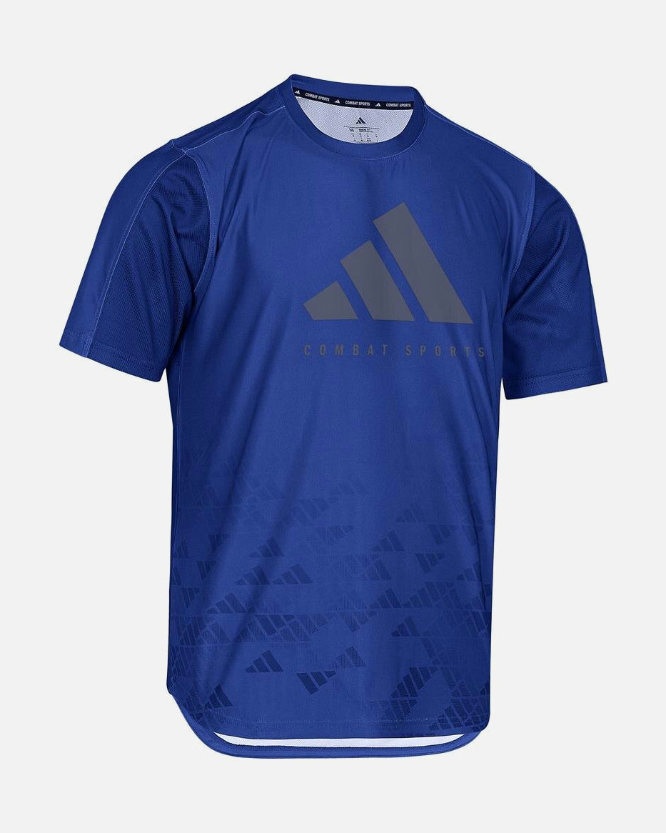 Adidas T-Shirt Tech Line - Dunkelblau/Blau