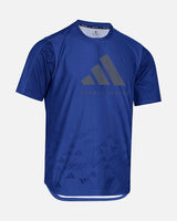 Adidas T-Shirt Tech Line - Dunkelblau/Blau