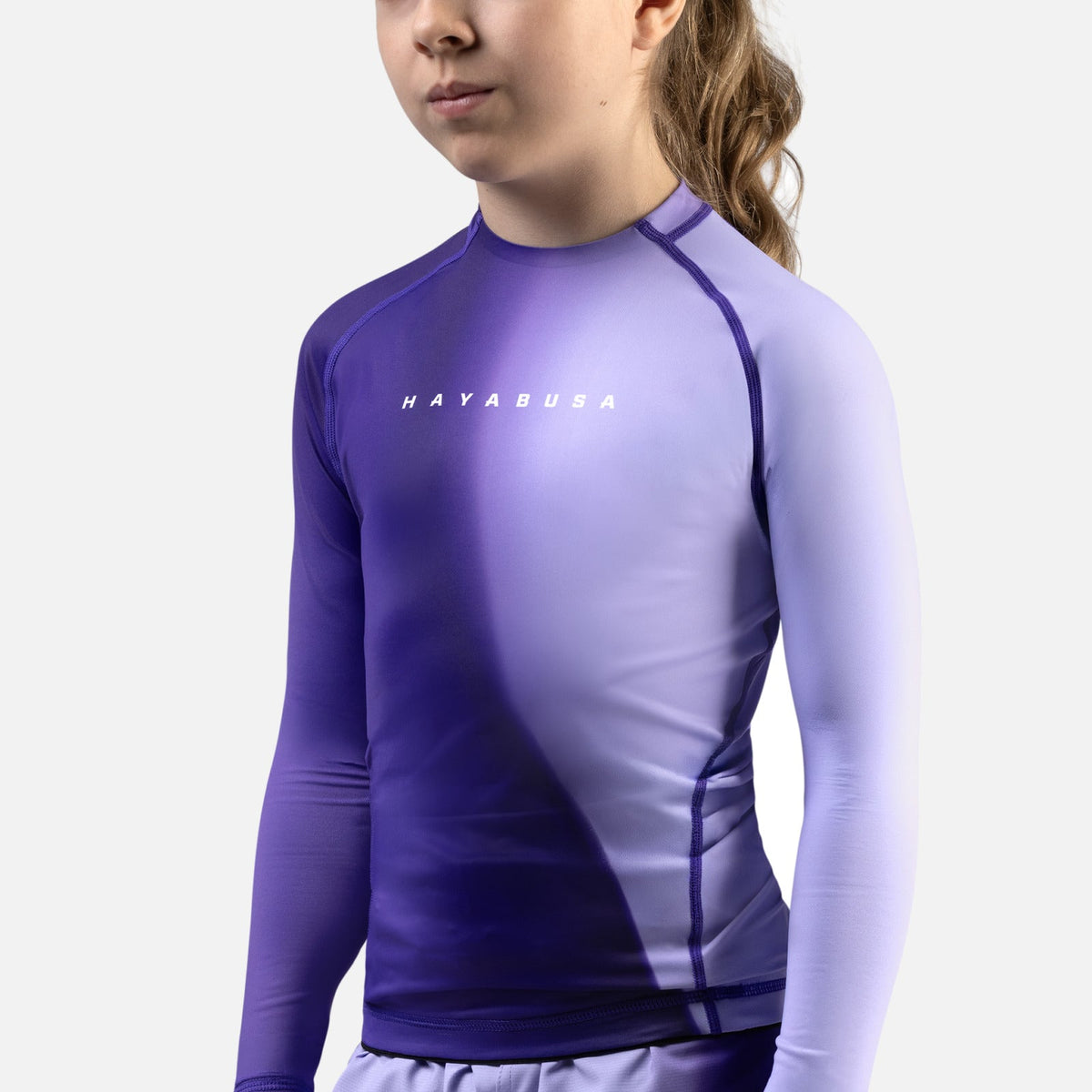 Hayabusa Rashguard Apex Nova Lange Ärmel Kinder - Lila