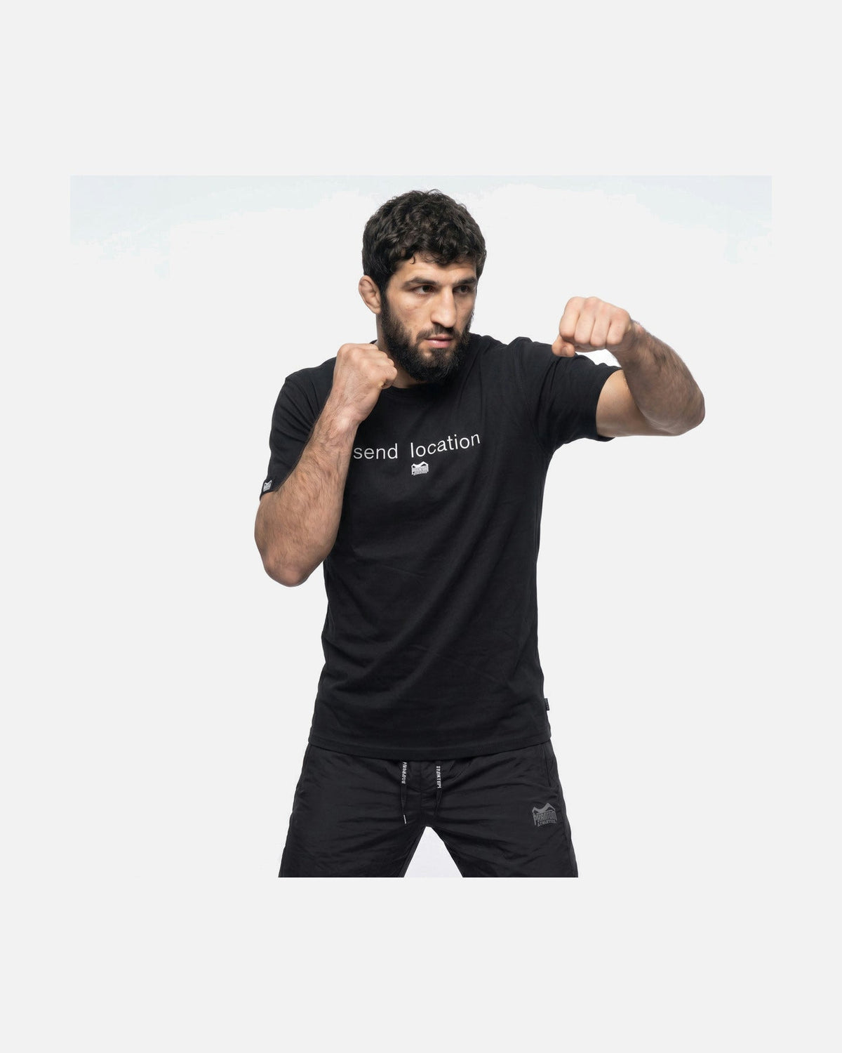 Phantom Athletics T-Shirt Send Location - Schwarz