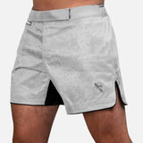 Hayabusa MMA Shorts Hex Mid-Thigh - Weiß