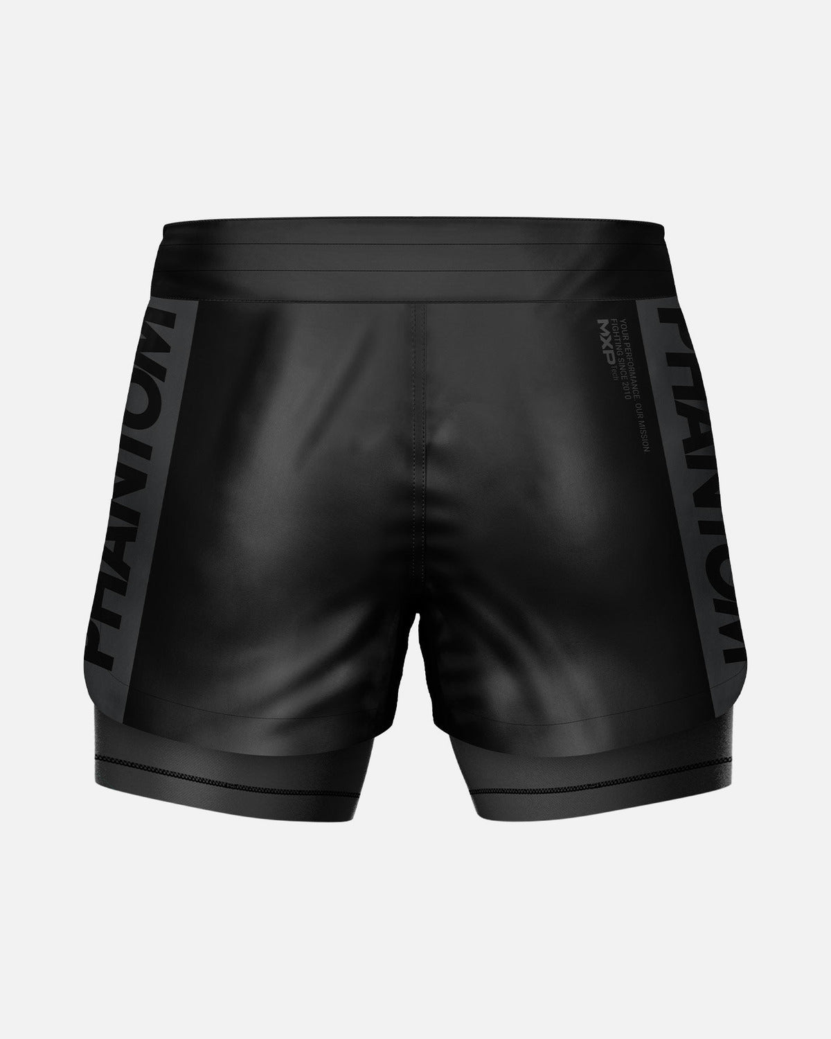 Phantom Athletics Kompressionsshorts Fusion 2in1 Apex - Schwarz/Grau