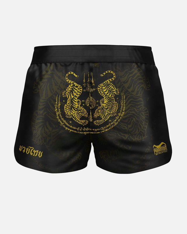 Phantom Athletics Muay-Thai-Shorts Fusion - Weiß/Gold