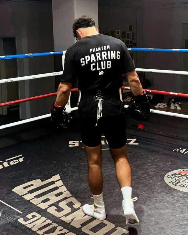 Phantom Athletics T-Shirt Sparring Club Oversize Heavy - Zwart